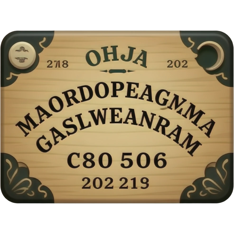 Ouija board emoji