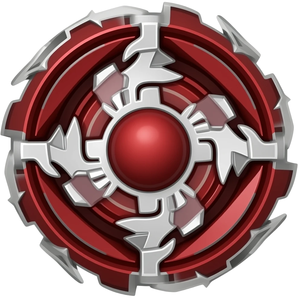 bayblade dark red emoji