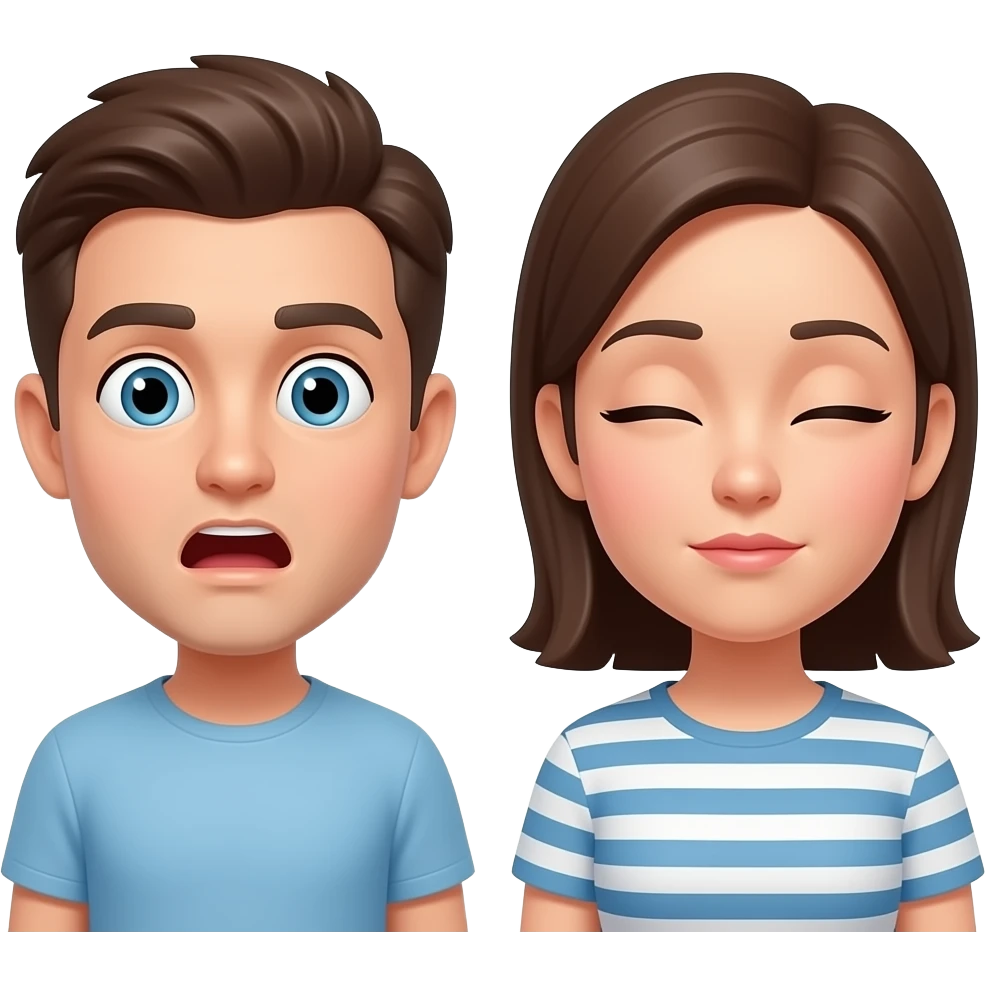 🫍vs🫈 emoji