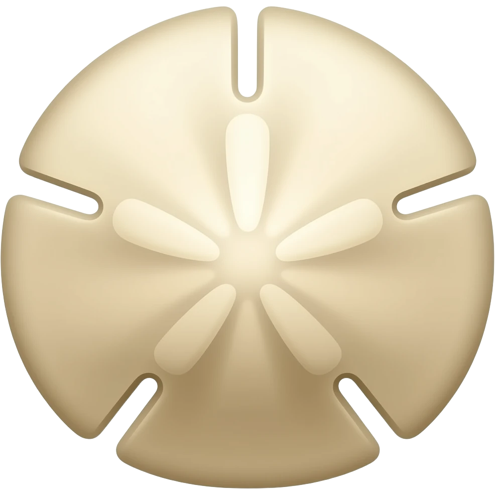 Sand dollar emoji
