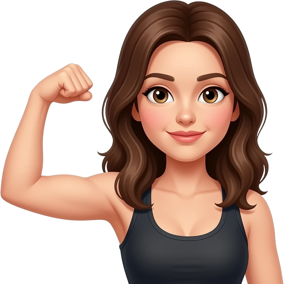 flex muscles de bras d'une femme emoji