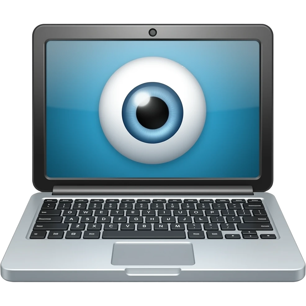 With one single eye 💻 emoji