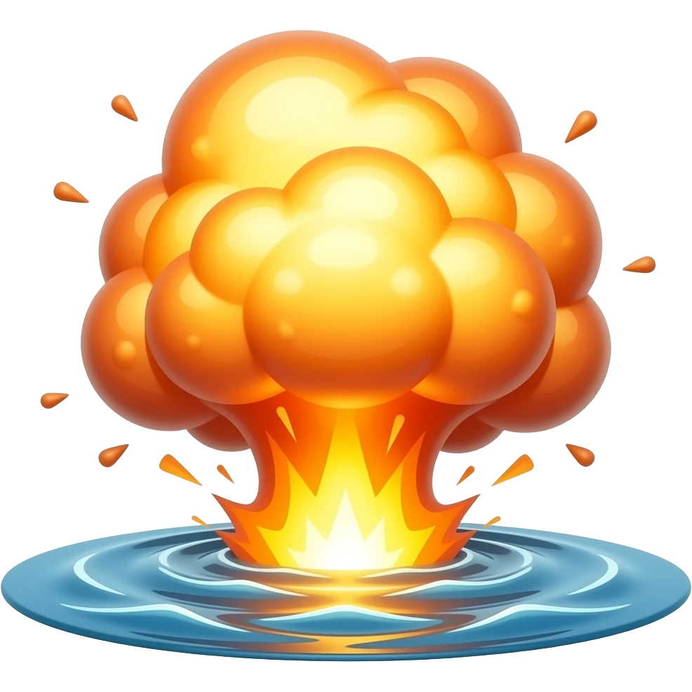sea explosion emoji