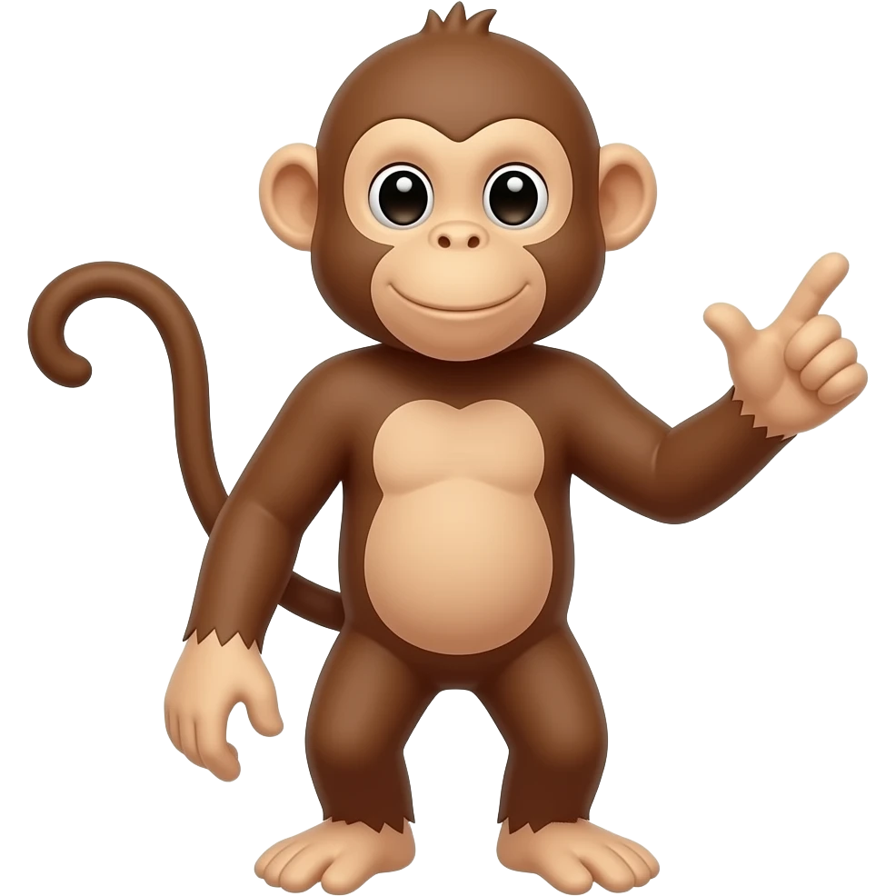 Monkey emoji