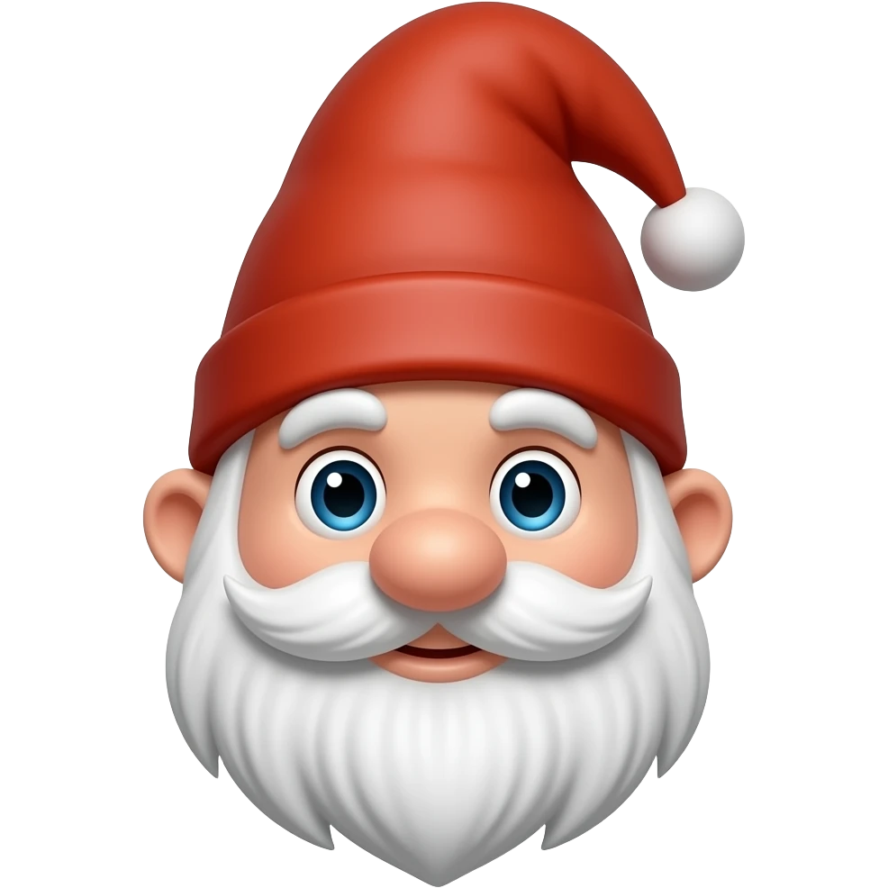 medium shots of a gnome with hat emoji