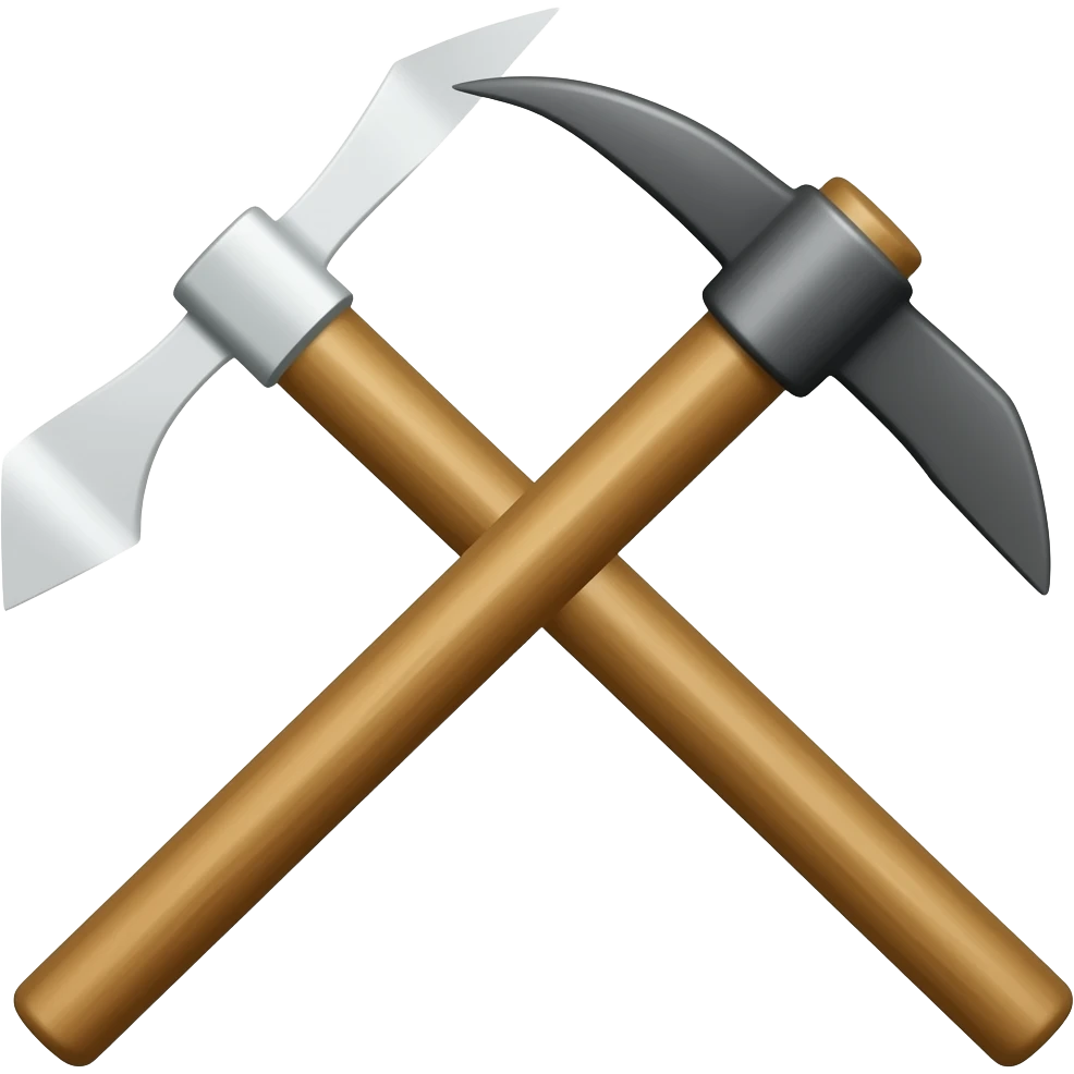 Pickaxe emoji