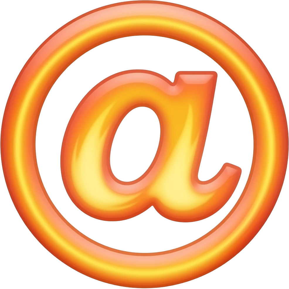 burning "copyright" emoji