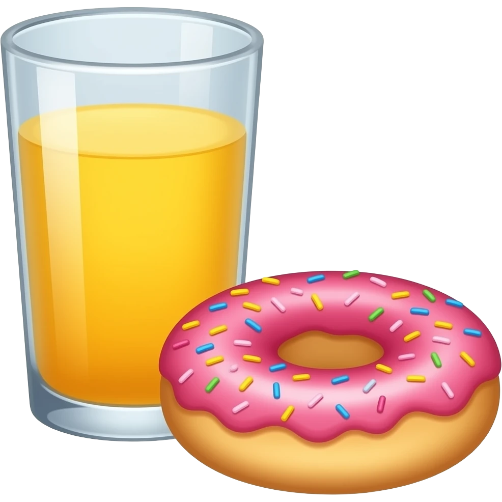 🧃+🍩 emoji