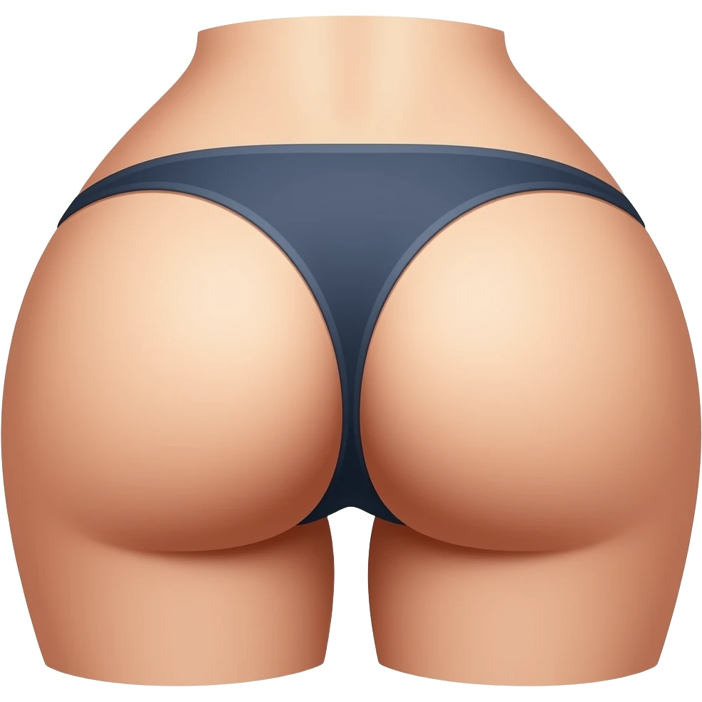 Huge butt cheeks emoji