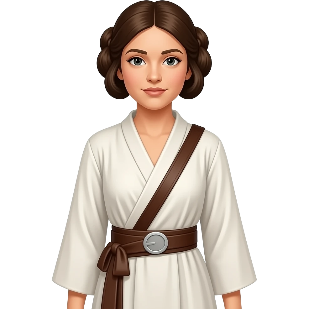 Realistic Princess Leia full body emoji