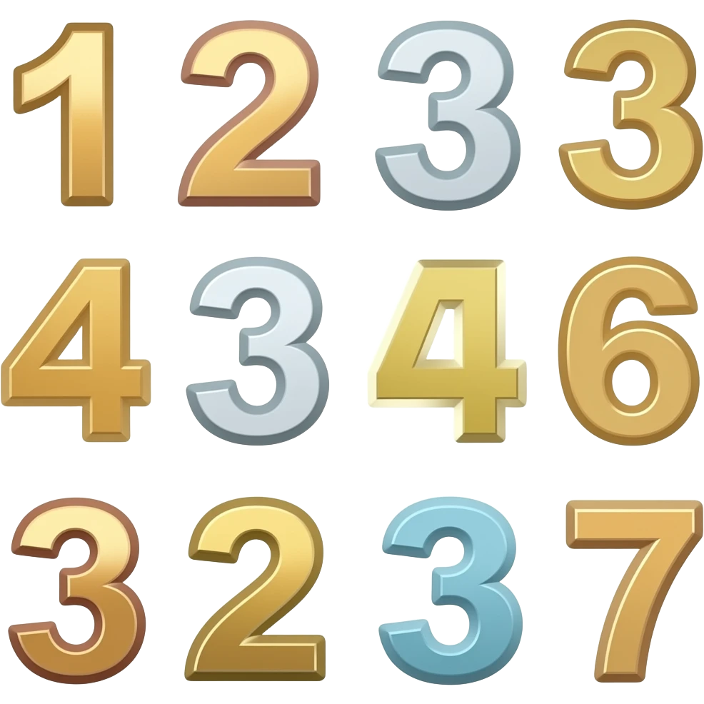 numbers emoji