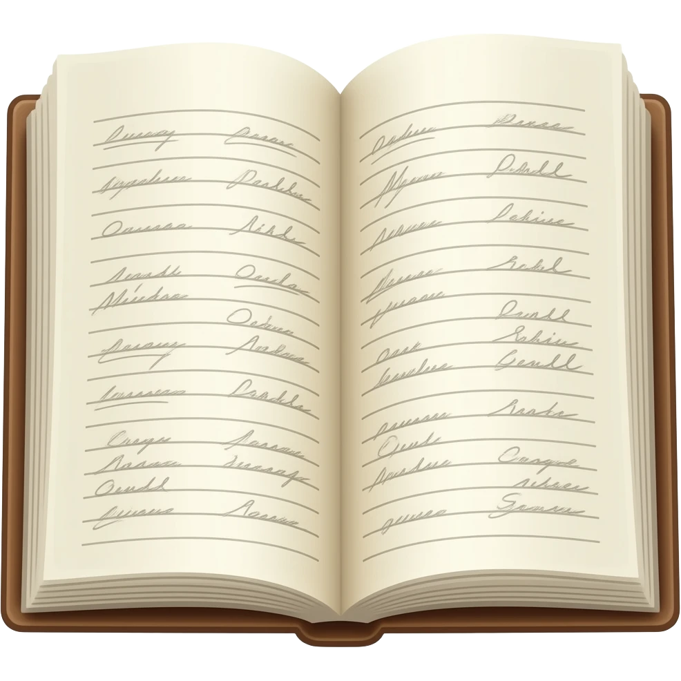 Sign in book emoji
