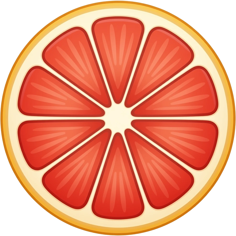 Grapefruit emoji