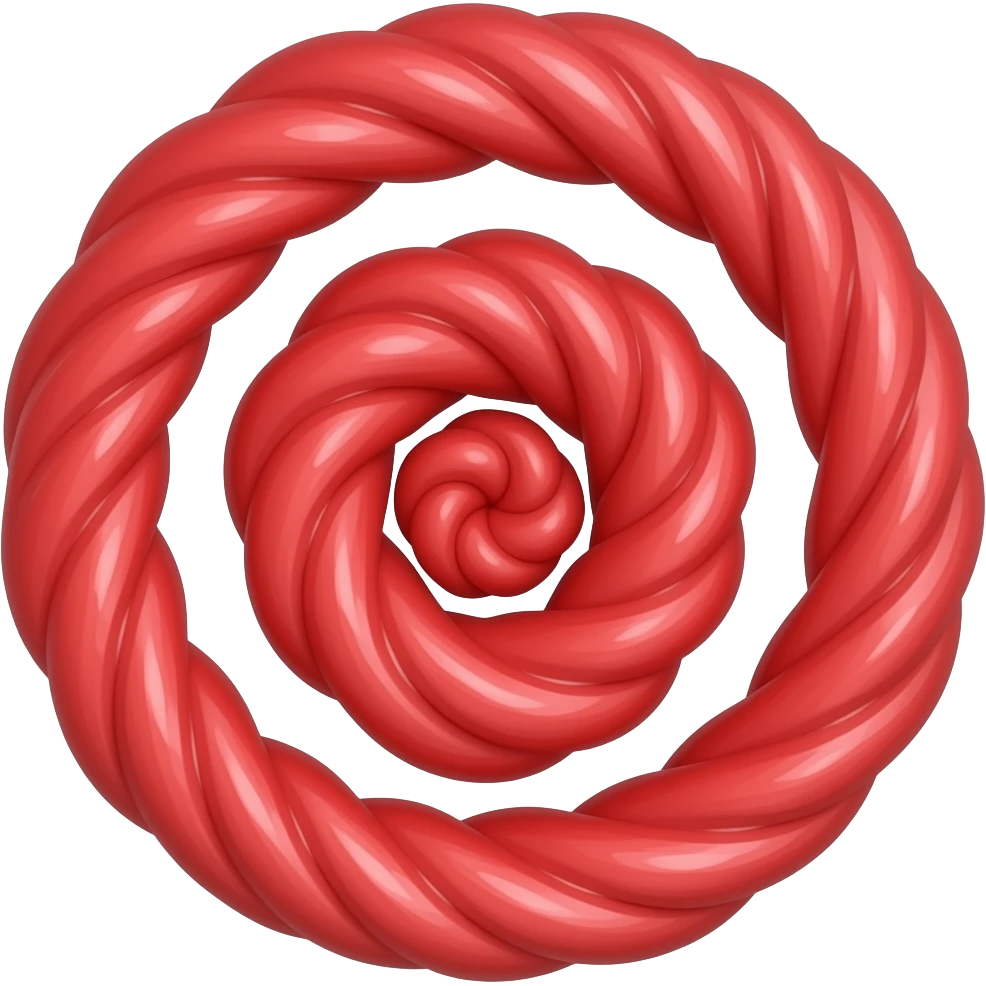 Red string emoji