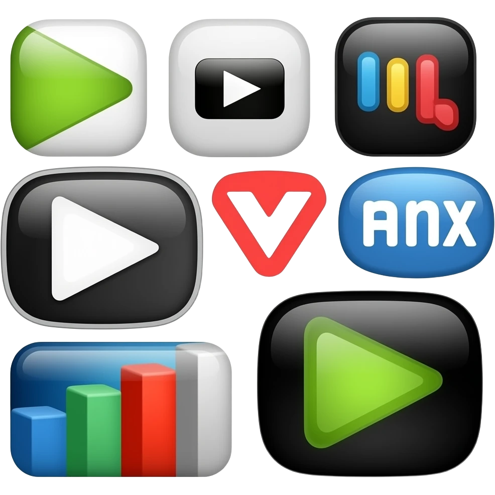 streaming services emoji