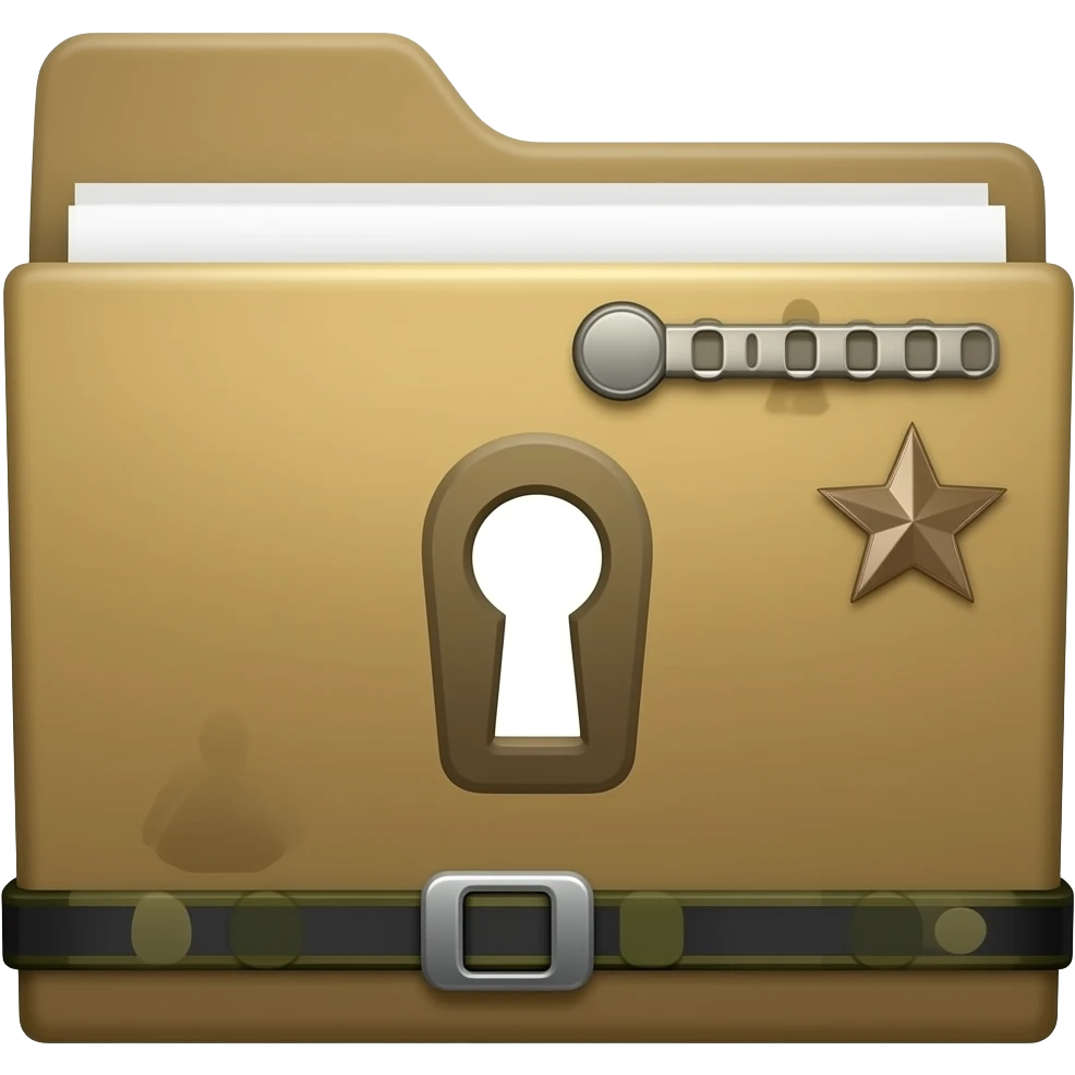 secured scout folder without lock emoji
