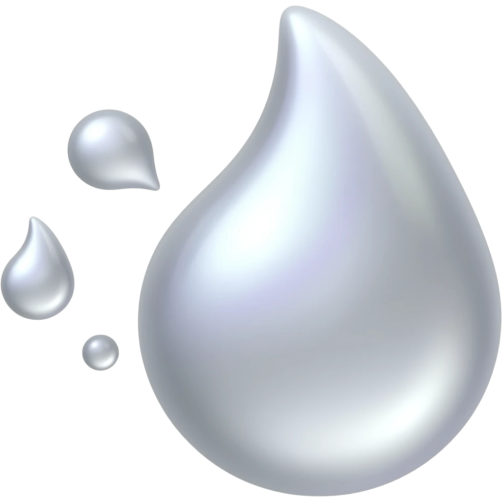 weißlich-grau bis opalisierende geleeartig artige Substanz schieß pulsieren und mit Tropfen durch das Bild emoji