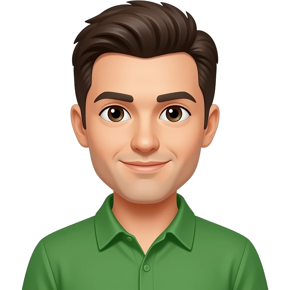 man green color emoji