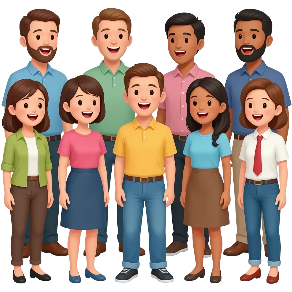 sing in group emoji