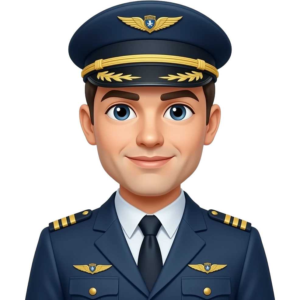 man pilot emoji