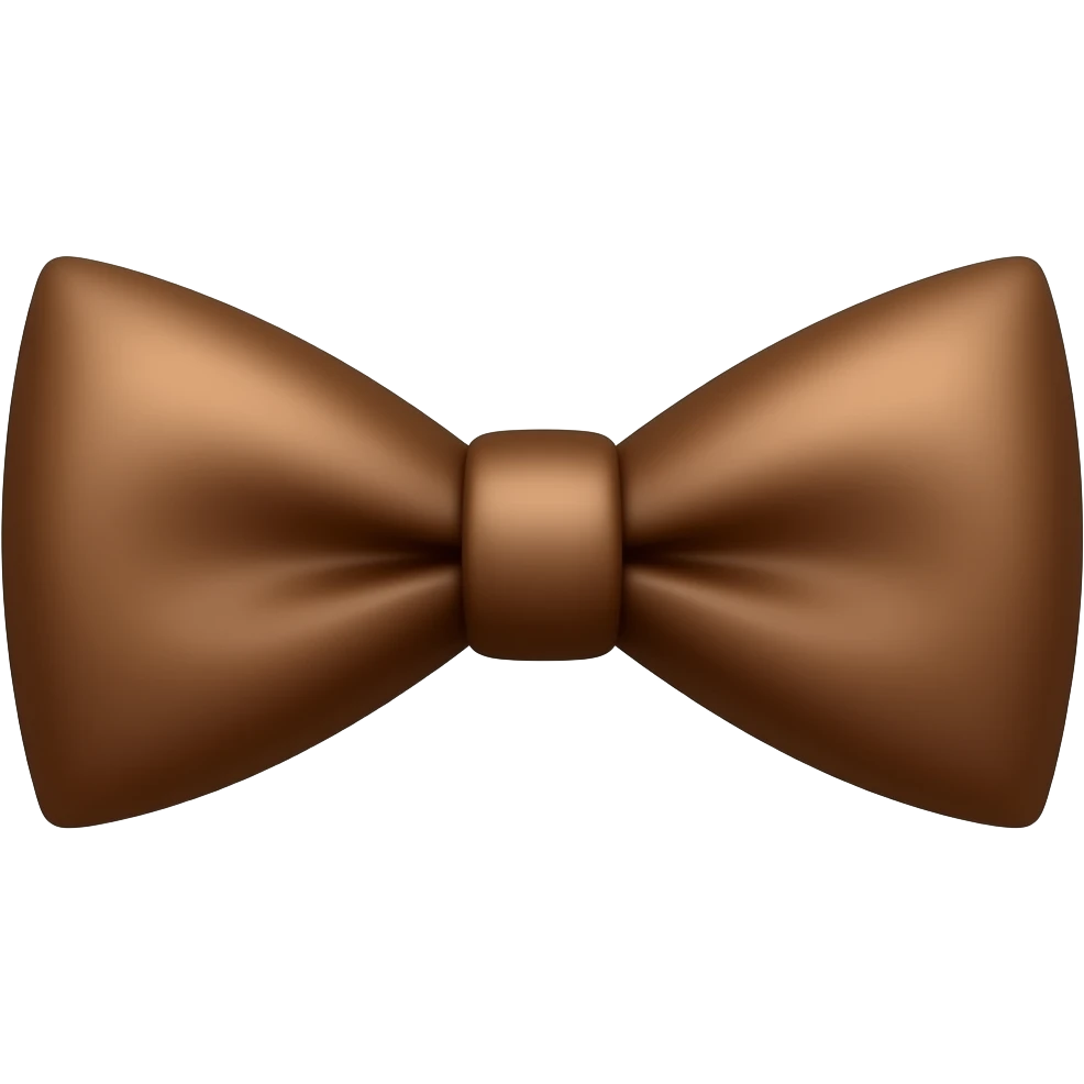 پاپیون قهوه ای emoji