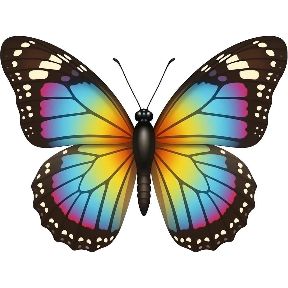 Multi colored emoji