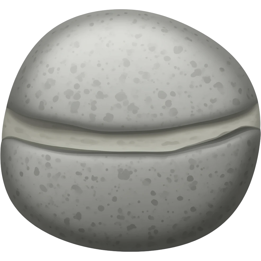basic grey river stone emoji