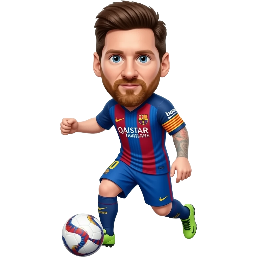 messi barcelona emoji