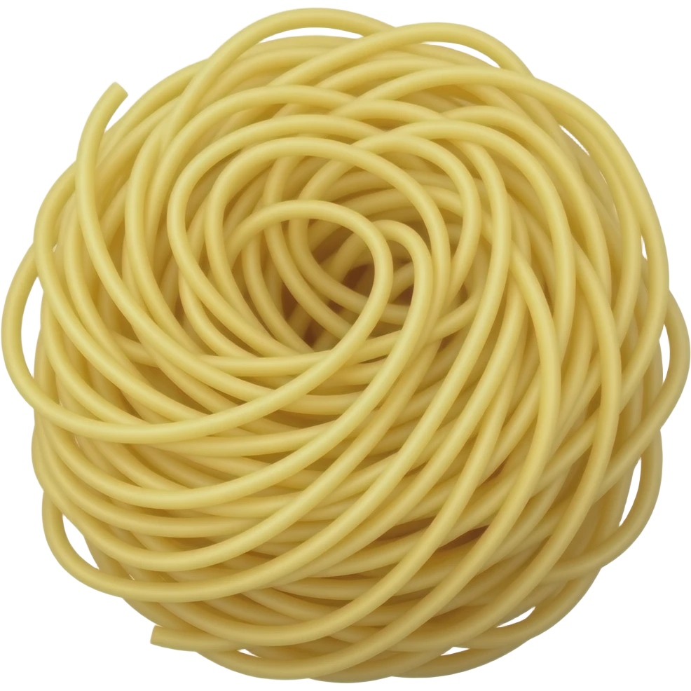 Small flat ribbon noodles emoji