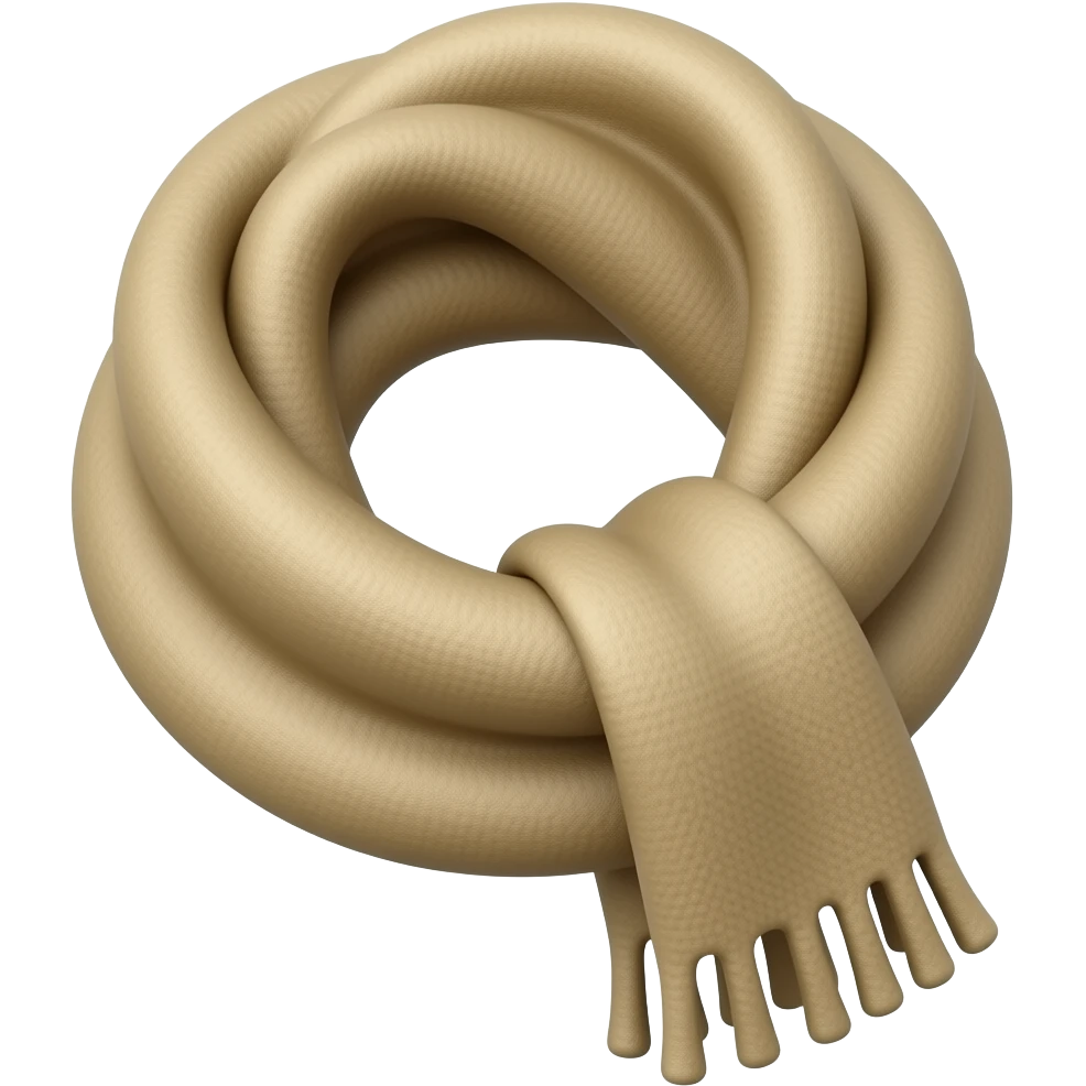 объемный шарф 3d emoji