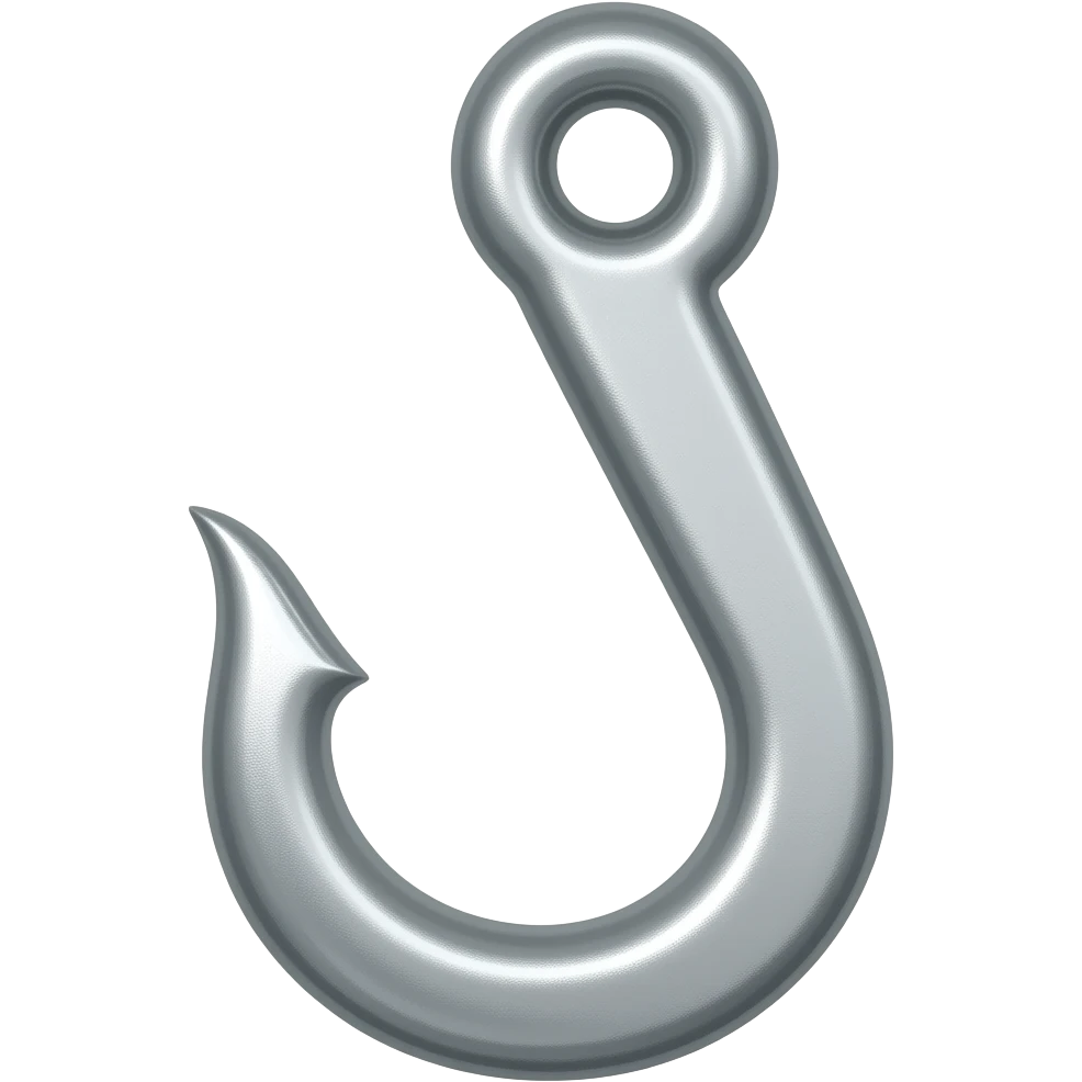 Hook emoji