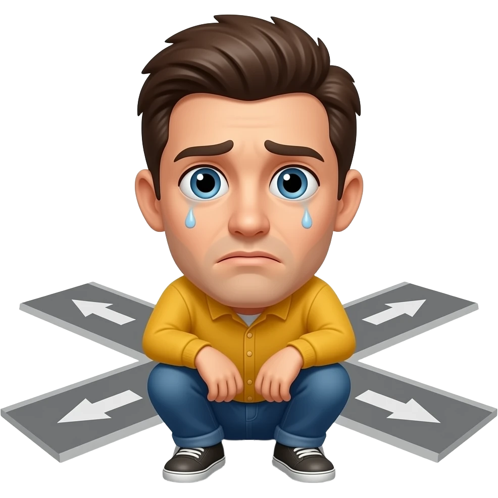 no clear path emoji