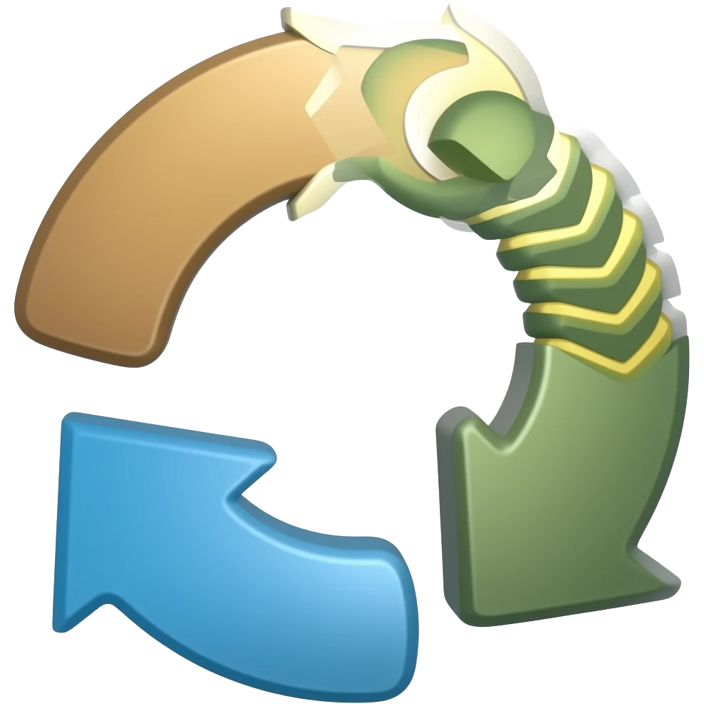 revolving arrows emoji