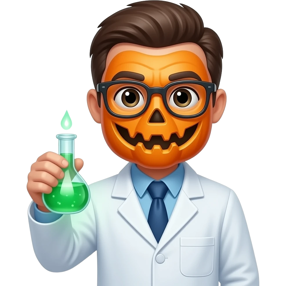 образи хеллоуин вчені emoji