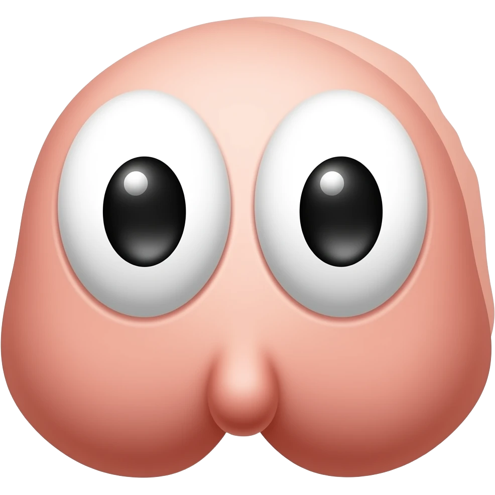 Pene con ojos emoji