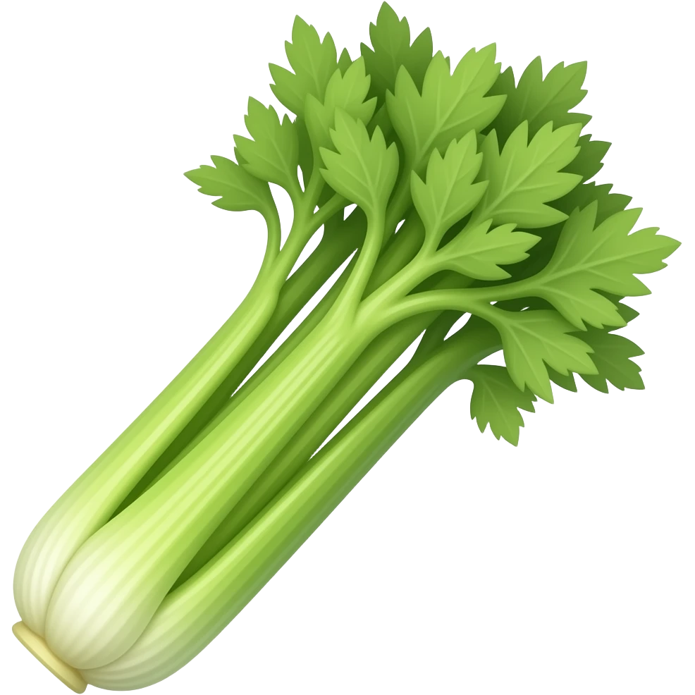 realistic celery emoji