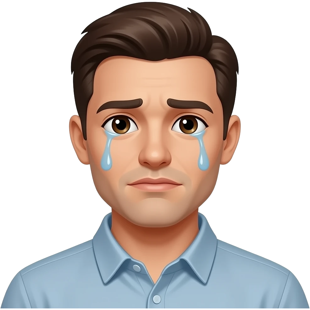 crying men emoji