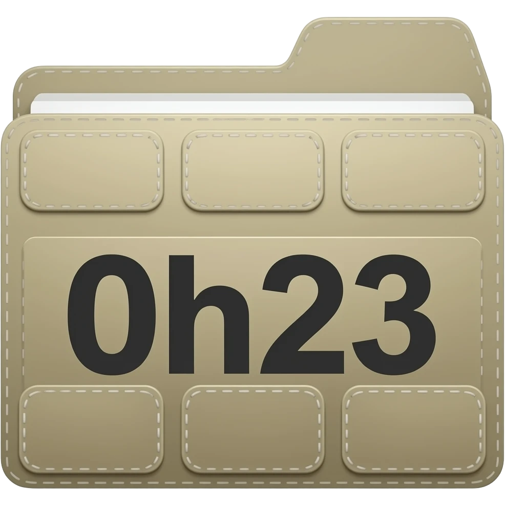 2023 number multipocket folder emoji