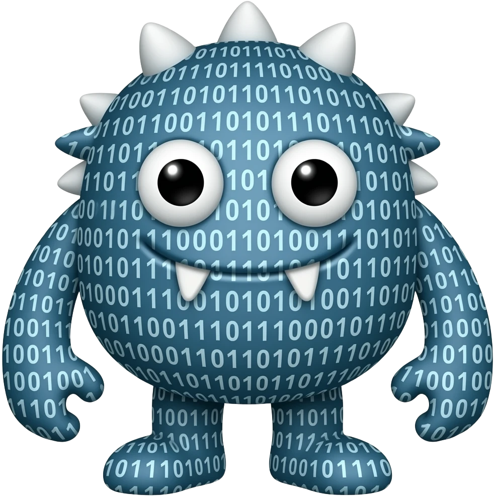 Binary Code monsters emoji