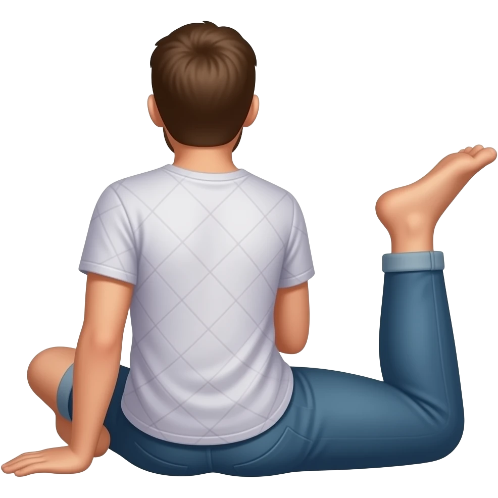 Foot up butt emoji