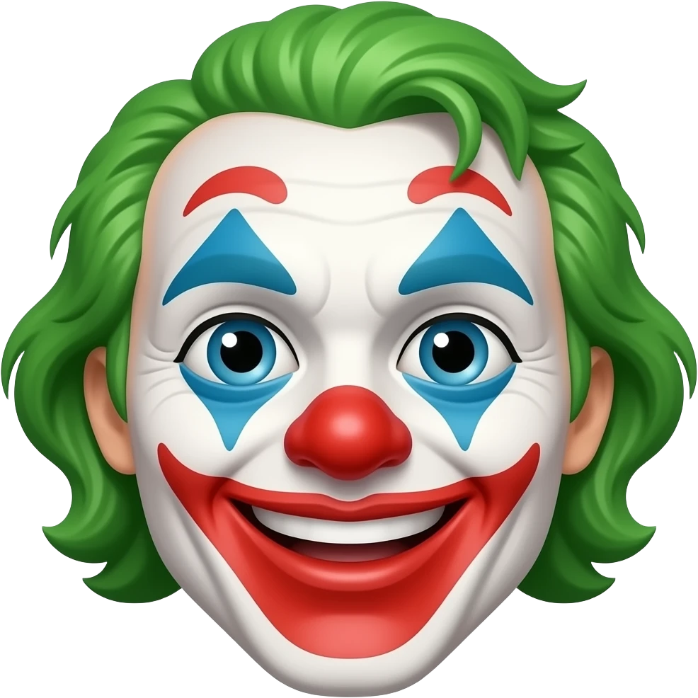 The Party Clown face emoji