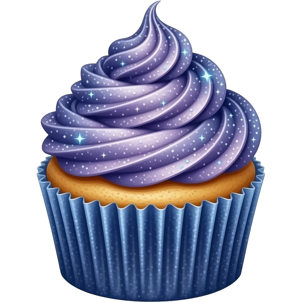 Galaxy cupcakes emoji