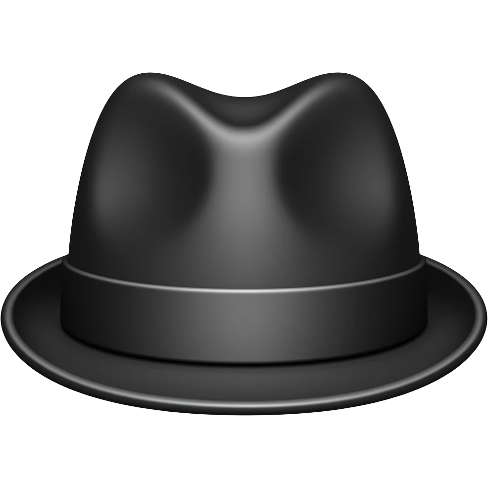 BLACK HAT emoji