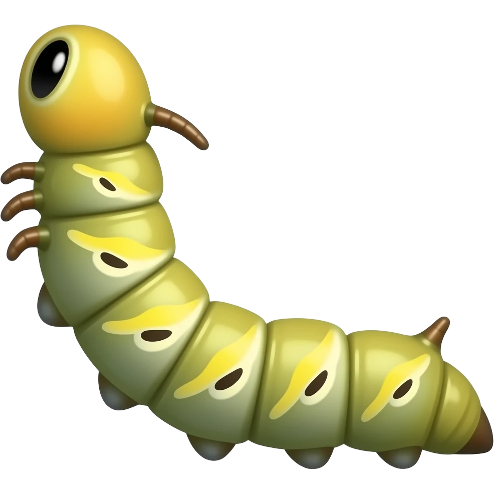Larvae 12 months old emoji