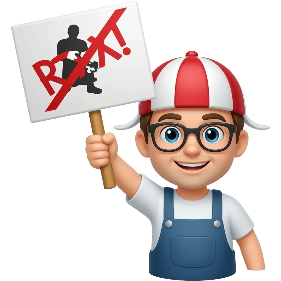 Protest sign emoji
