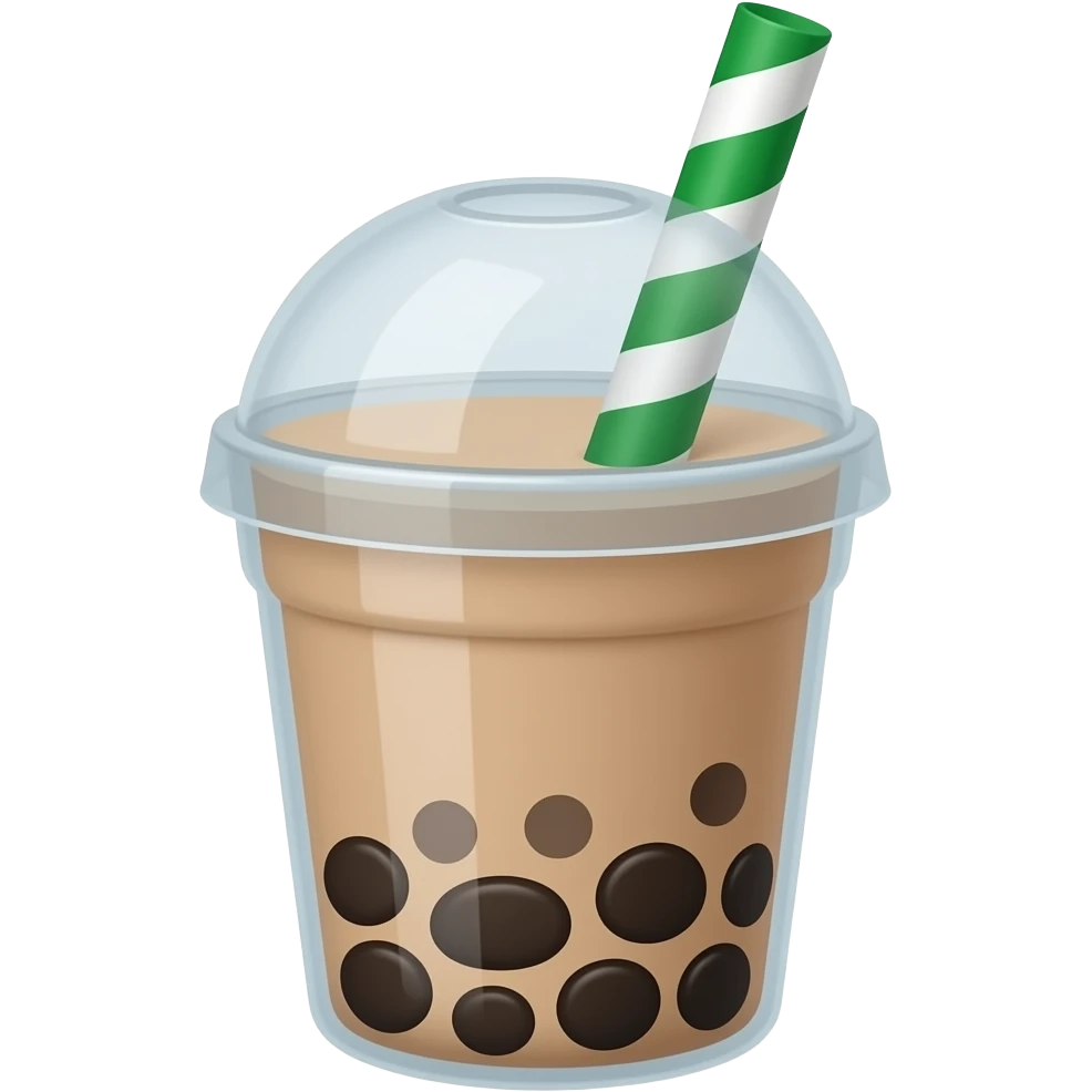 Cute boba emoji