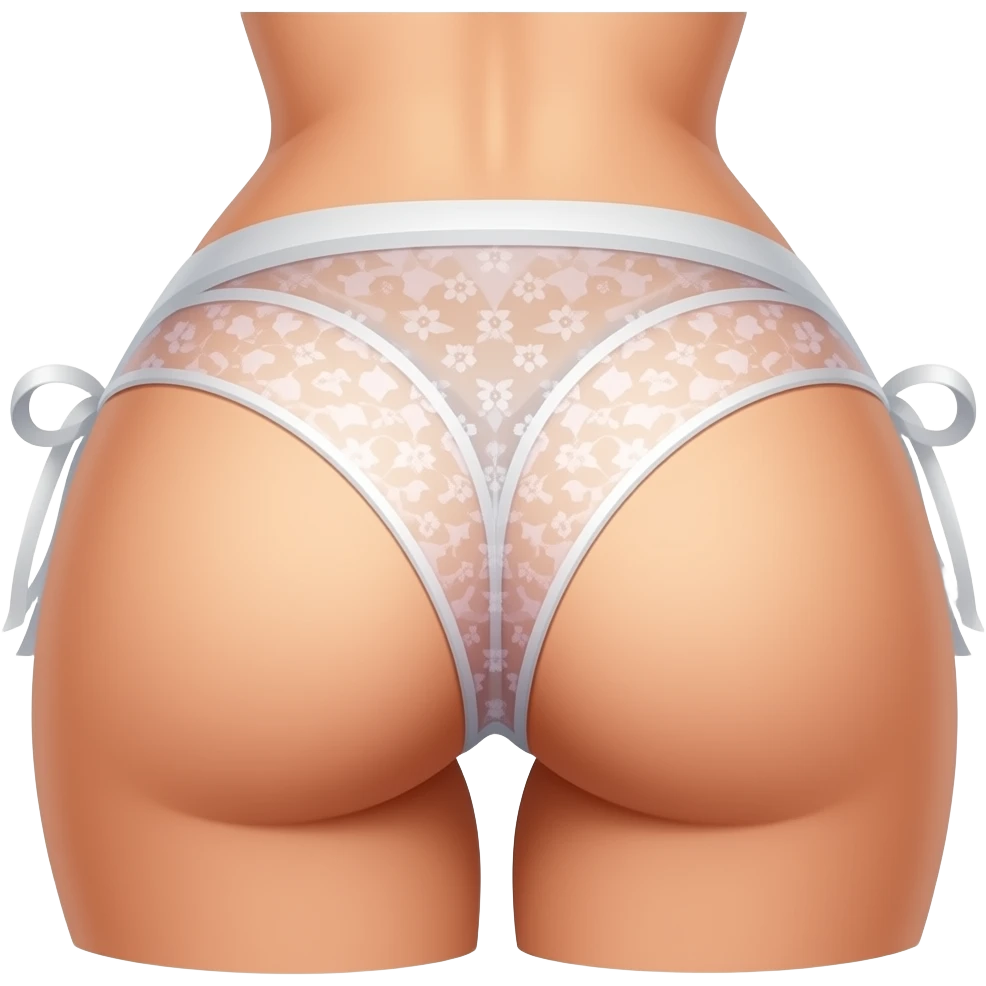 A butt emoji