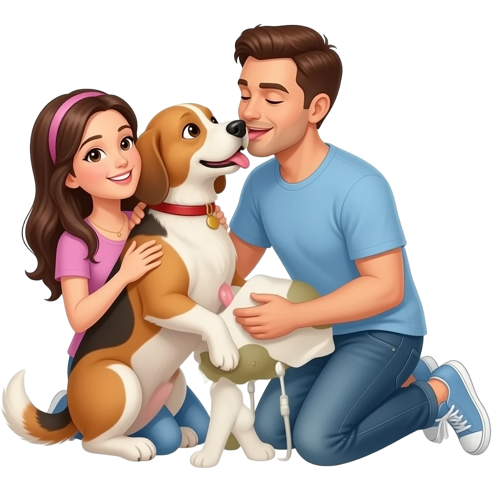 Couple having Doggie style sex emoji