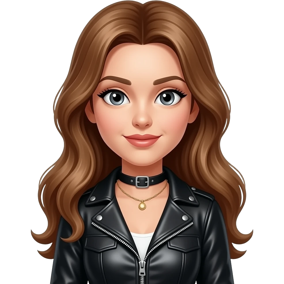 Frauen Leder emoji