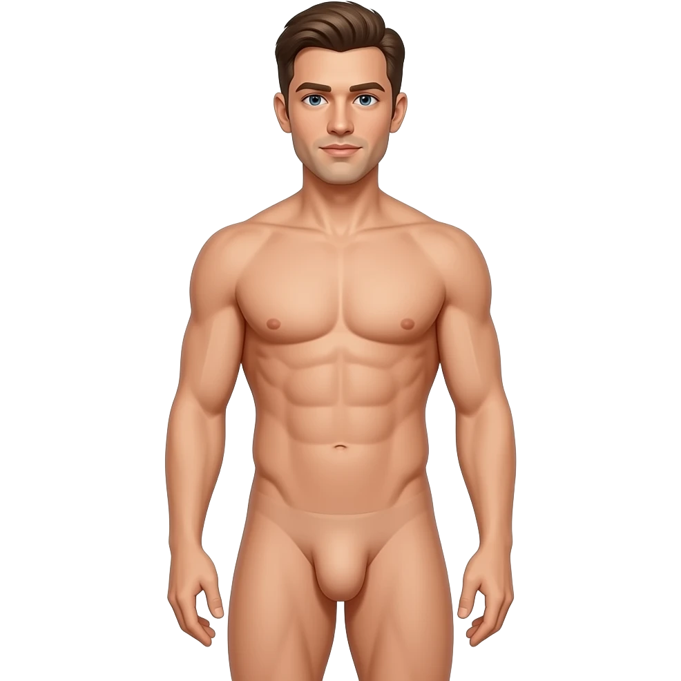 Man shows butt with no pants emoji